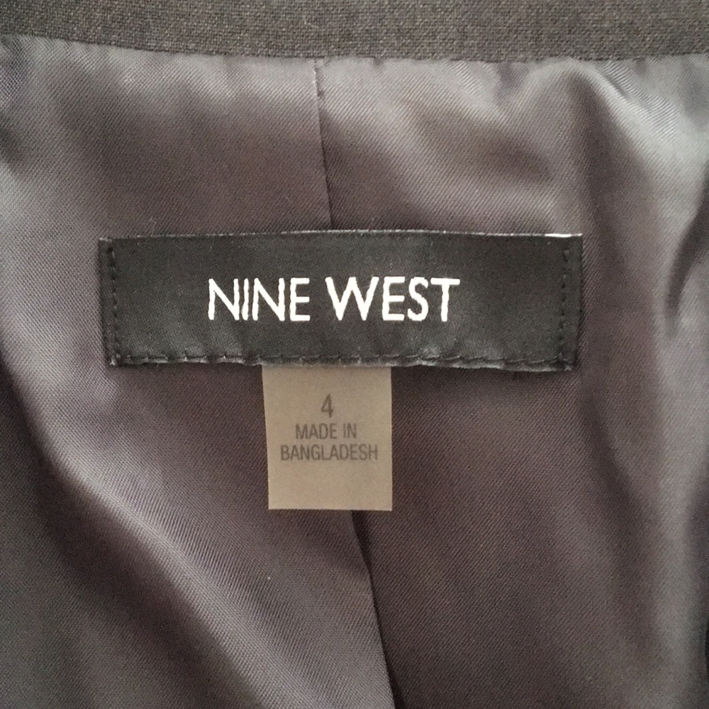 Nine West Dark Gray Blazer - Picture 7 of 7